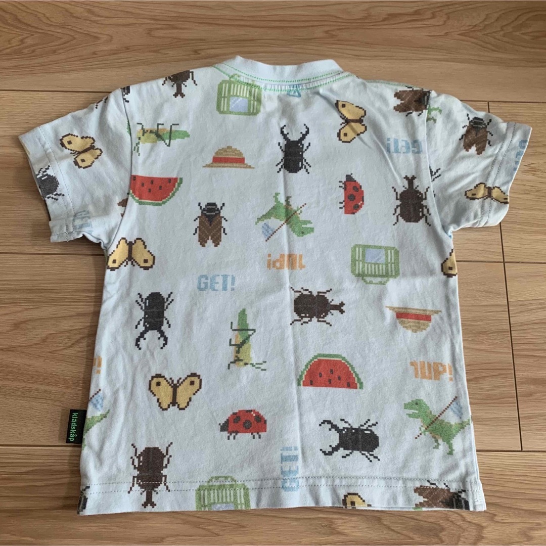 kladskap(クレードスコープ)のクレードスコープ　昆虫Tシャツ　水色 キッズ/ベビー/マタニティのキッズ服男の子用(90cm~)(Tシャツ/カットソー)の商品写真