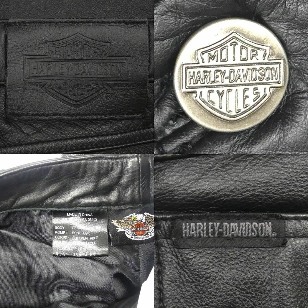 HARLEYーDAVIDSON/ハーレーダビッドソン レザーパンツW34-
