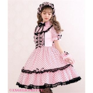 アンジェリックプリティー(Angelic Pretty)のDreamy Dolce Ribbonジャンパースカート(ロングワンピース/マキシワンピース)