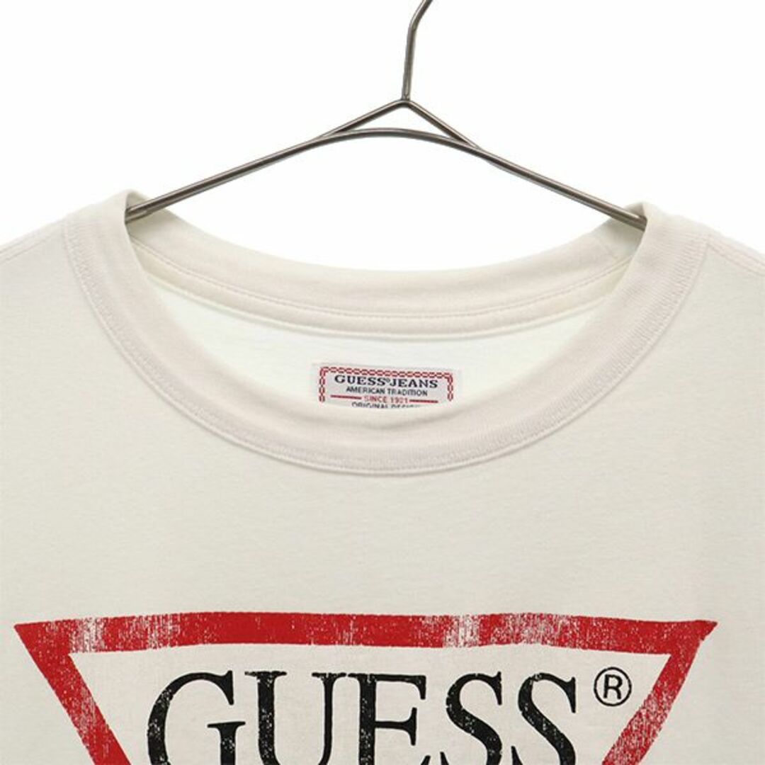 GUESS(ゲス)のゲス ロゴ プリント 半袖 Tシャツ XS ホワイト GUESS メンズ 【中古】  【230627】 メール便可 メンズのトップス(Tシャツ/カットソー(半袖/袖なし))の商品写真