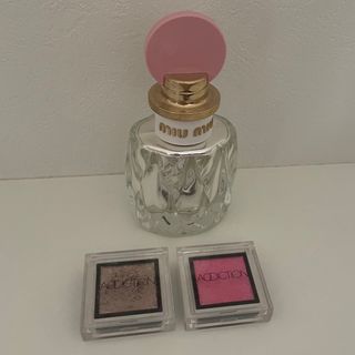 ミュウミュウ(miumiu)のmiumiu オードパルファム　addictionアイシャドウ付(香水(女性用))