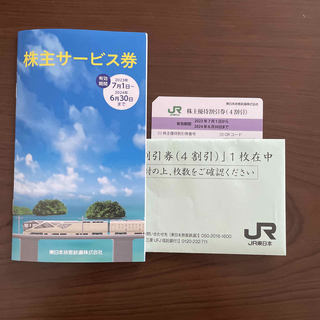 JR東日本　株主優待券割引券1枚・株主サービス券1冊(その他)