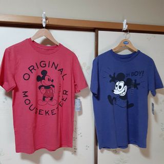 ディズニー(Disney)の【新品】ディズニー　ミッキー　Tシャツ　2点セット(Tシャツ/カットソー(半袖/袖なし))