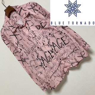ブルートルネード(BLUE TORNADO)の美品■BLUE TORNADO トルネードマート■サテン オープンカラー シャツ(シャツ)
