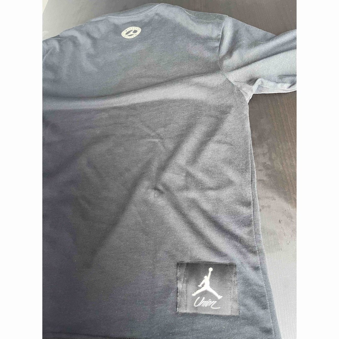 Jordan Brand（NIKE）(ジョーダン)のNIKE Jordan x UNION半袖TシャツブラックSサイズタグ付新品 メンズのトップス(Tシャツ/カットソー(半袖/袖なし))の商品写真