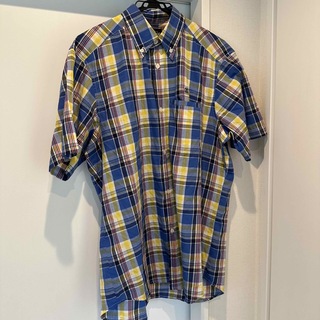 STUSSY 90s USA製　半袖 ボタンダウン チェックシャツ　Mサイズ