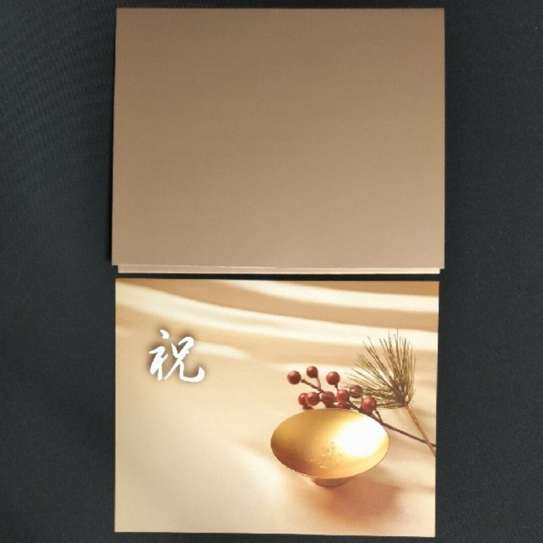 【２種】電報　ブロンズ ハンドメイドの文具/ステーショナリー(カード/レター/ラッピング)の商品写真