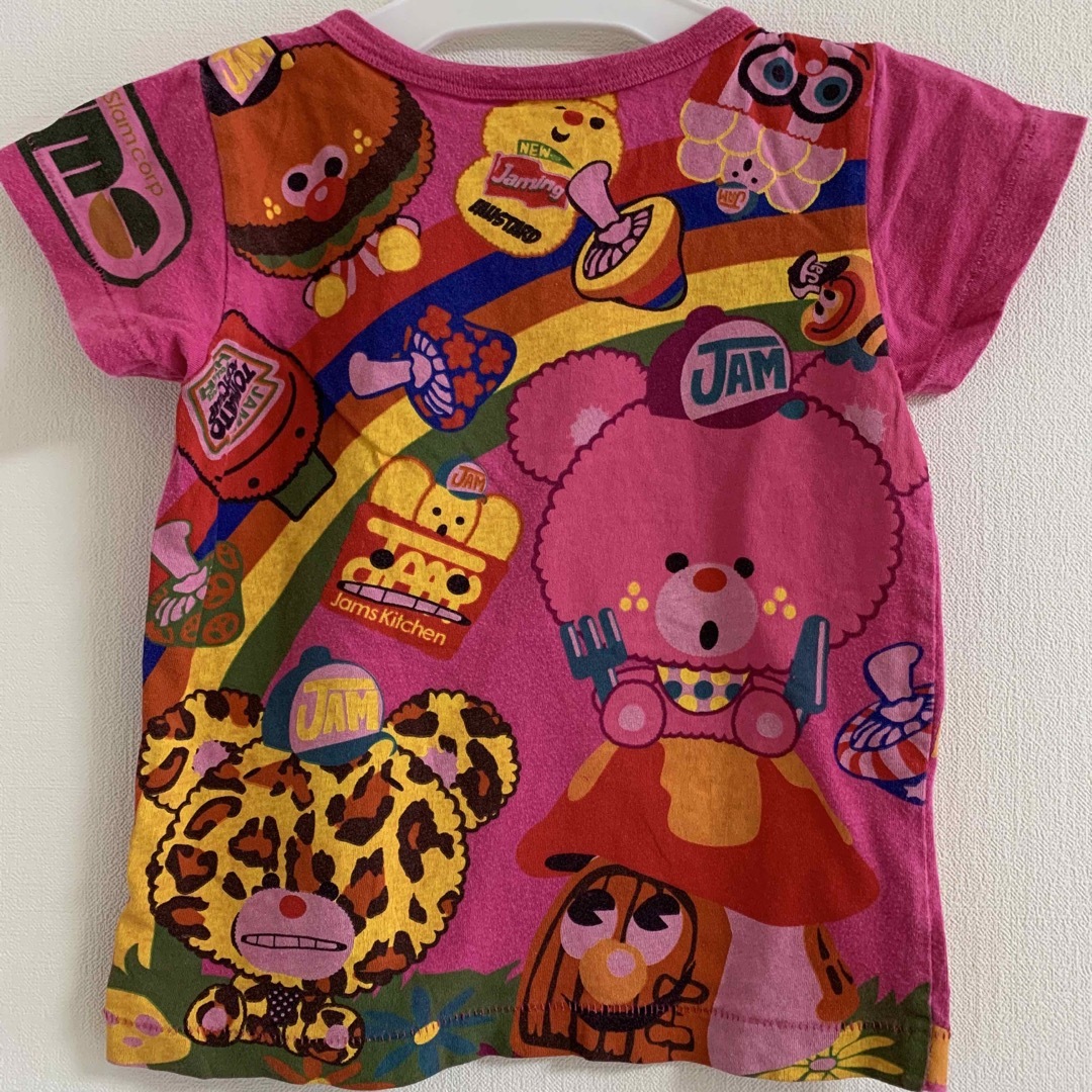 JAM(ジャム)のジャム Tシャツ 100cm ピンク キッズ/ベビー/マタニティのキッズ服女の子用(90cm~)(Tシャツ/カットソー)の商品写真