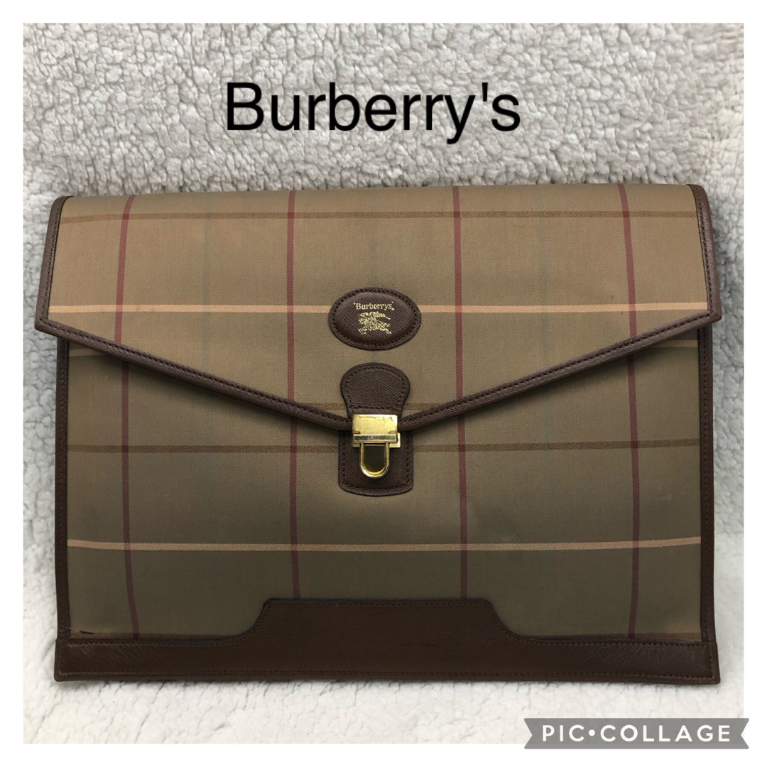 BURBERRY(バーバリー)のBurberry'sバーバリーズ　ヴィンテージ ブリーフケース クラッチバッグ メンズのバッグ(セカンドバッグ/クラッチバッグ)の商品写真