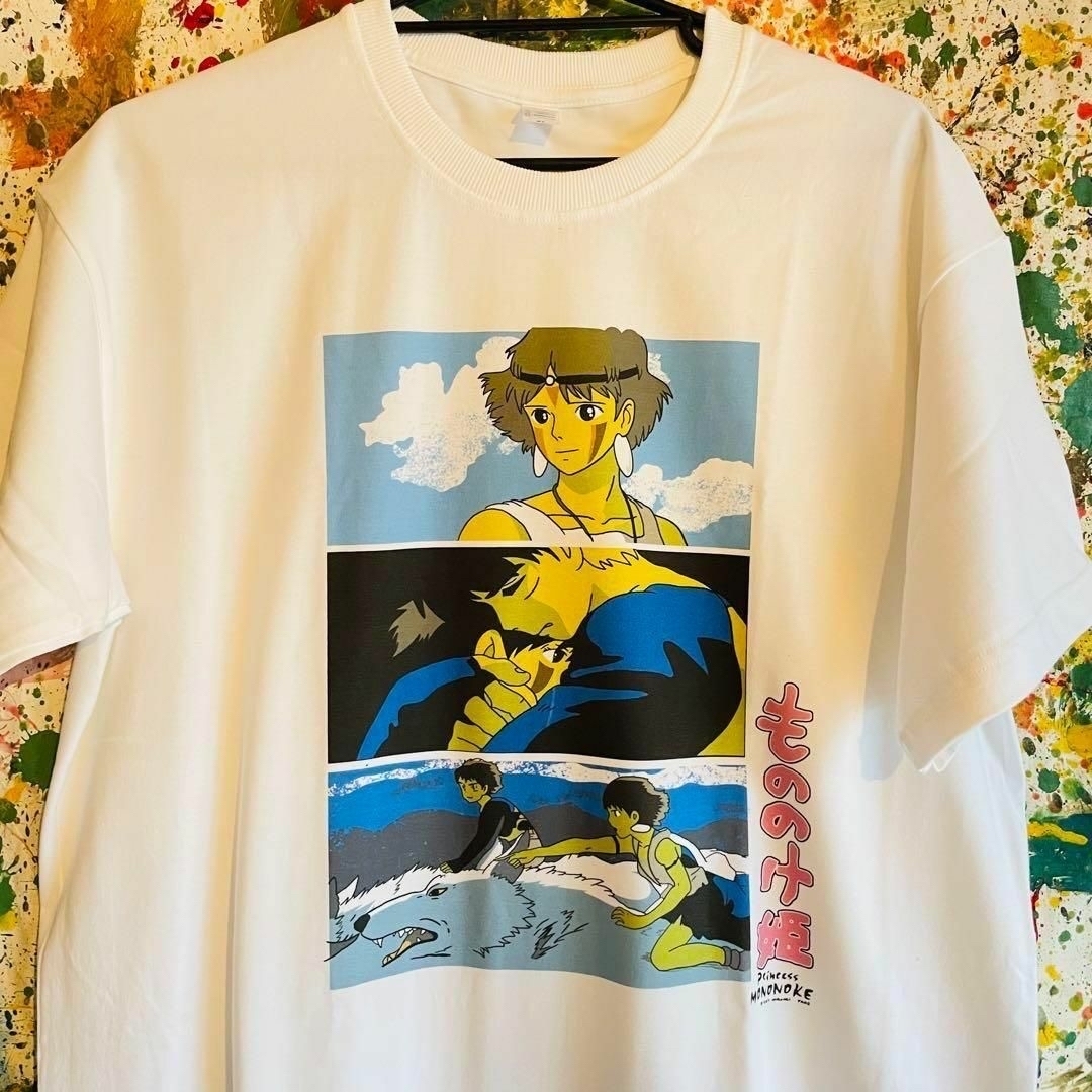 卍 アバンギャルド リプリント Tシャツ 半袖 メンズ 個性的 夏 XL ジブリ