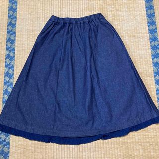 ピンクハウス♡オータムチェリーとうさぎ刺繍デニムスカート♡阪神限定