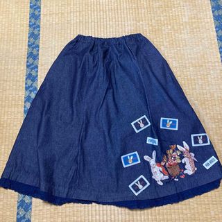 【専用】ピンクハウス  ♡♡トランプうさぎさん????ワッペンデニムスカート♡♡