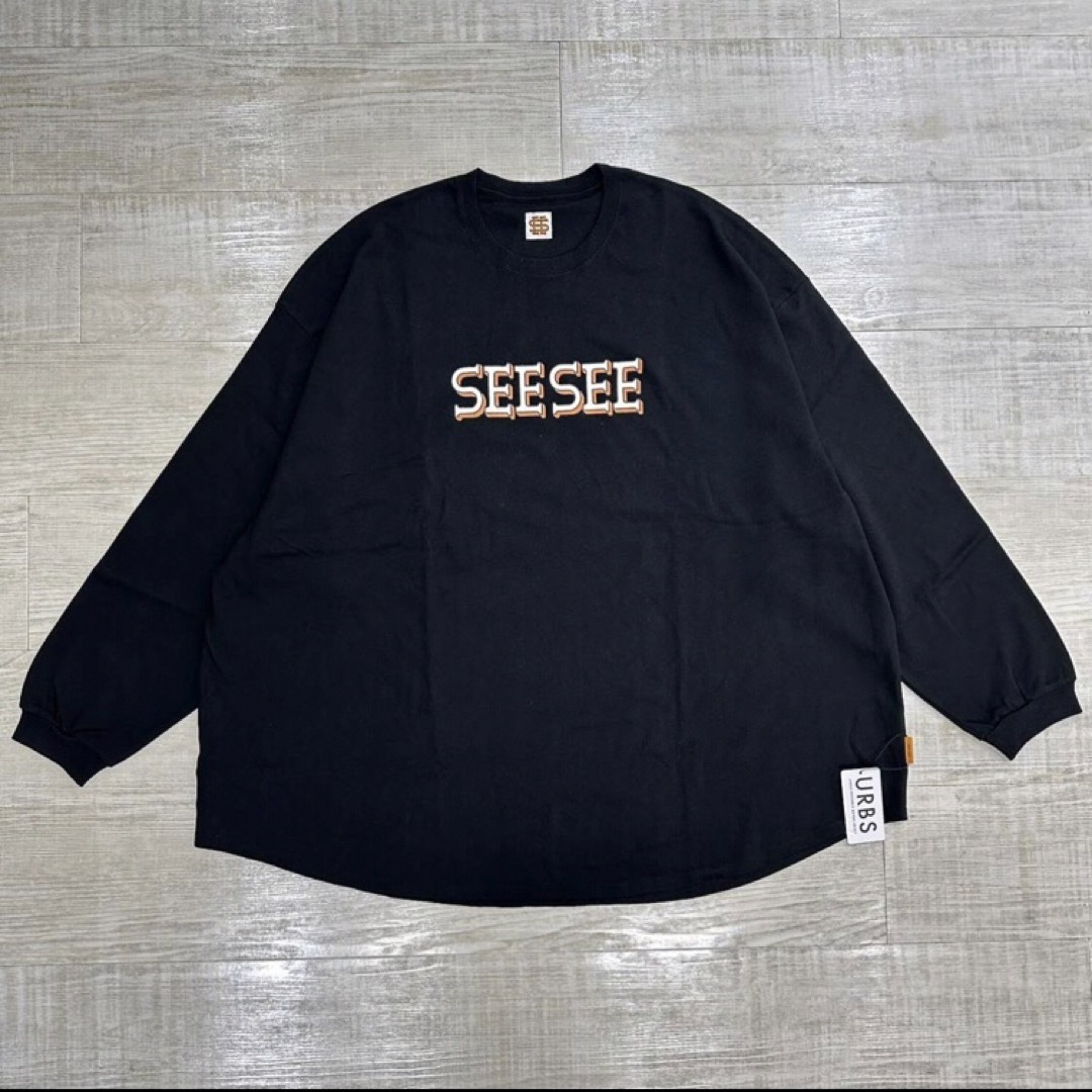 SEESEE × URBS 別注 ロングスリーブ ロゴ Tシャツ ロンT XL