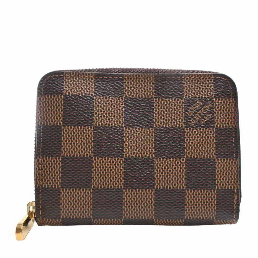 LOUIS VUITTON ルイヴィトン ダミエ ジッピー コインパース ラウンドファスナー コインケース N63070 ブラウン by