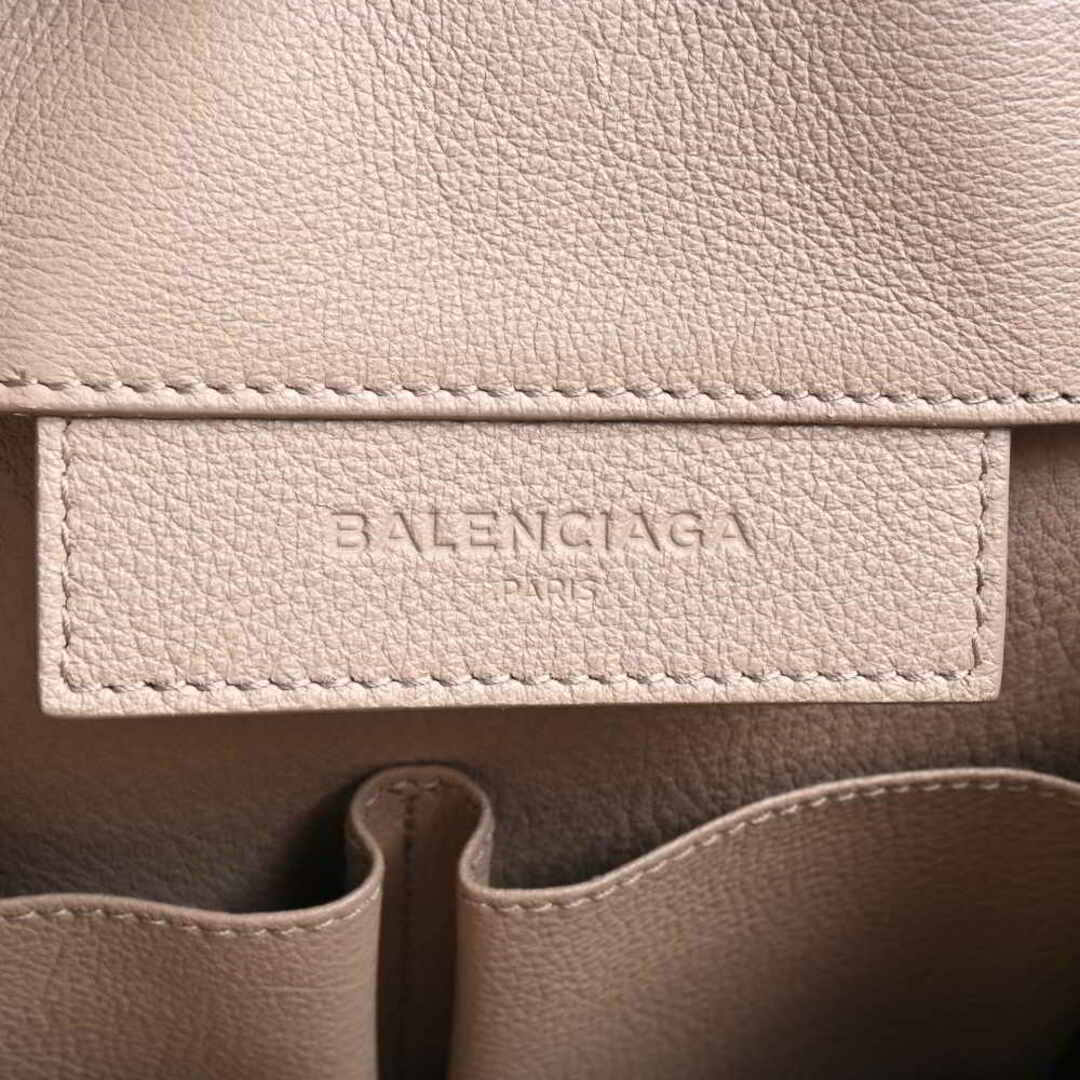 Balenciaga バレンシアガ レザー ペーパー トートバッグ 387479 ベージュ by