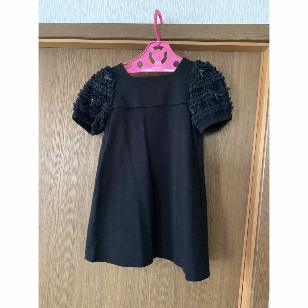 トッカ　お袖リボンワンピース　100キッズ服女の子用(90cm~)