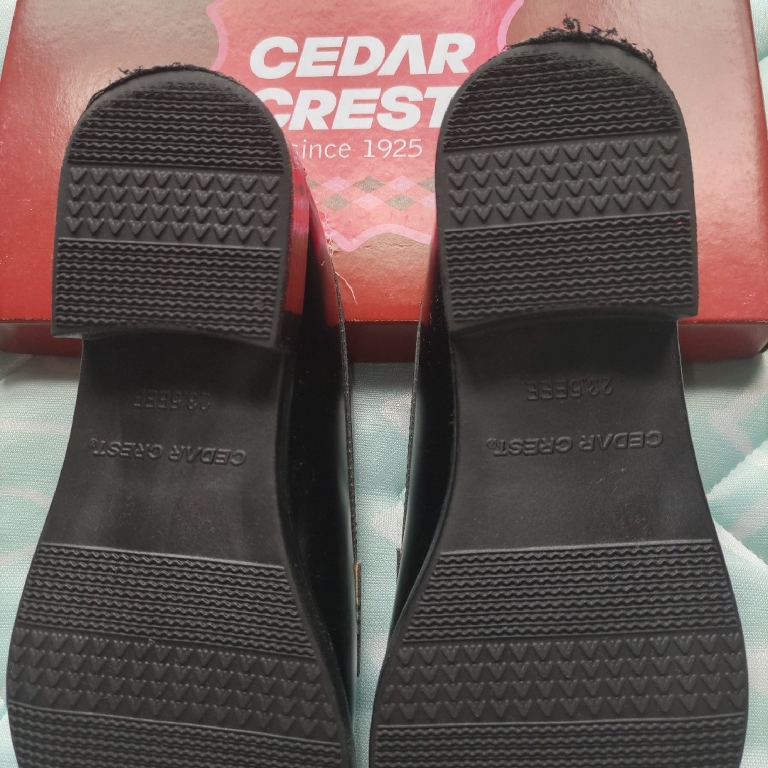 CEDAR CREST(セダークレスト)のローファー　黒　23.5　3E キッズ/ベビー/マタニティのキッズ靴/シューズ(15cm~)(ローファー)の商品写真