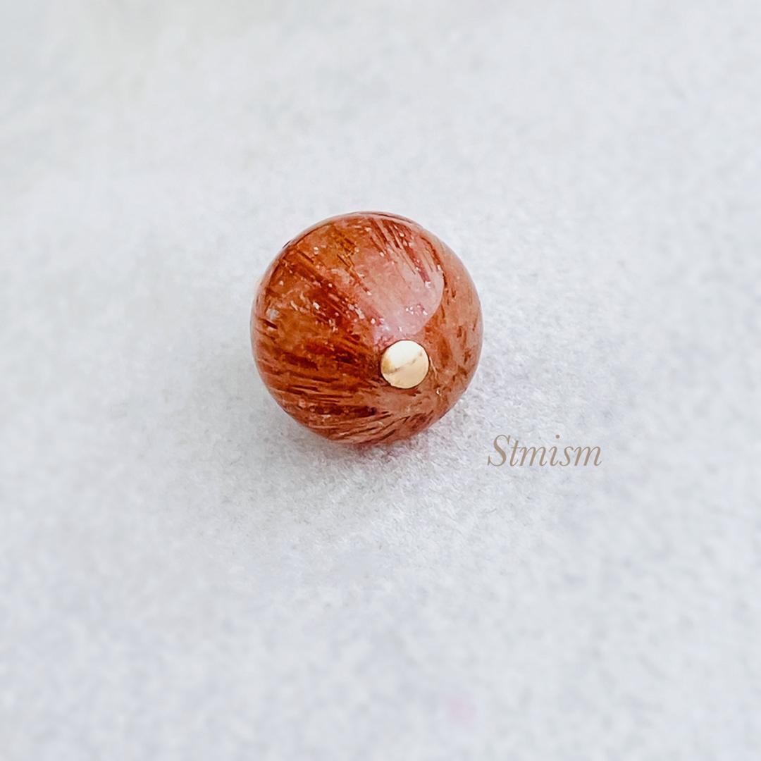14kgfネックレス❤️9mm レッドルチルクォーツの通販 by Stmism. |ラクマ