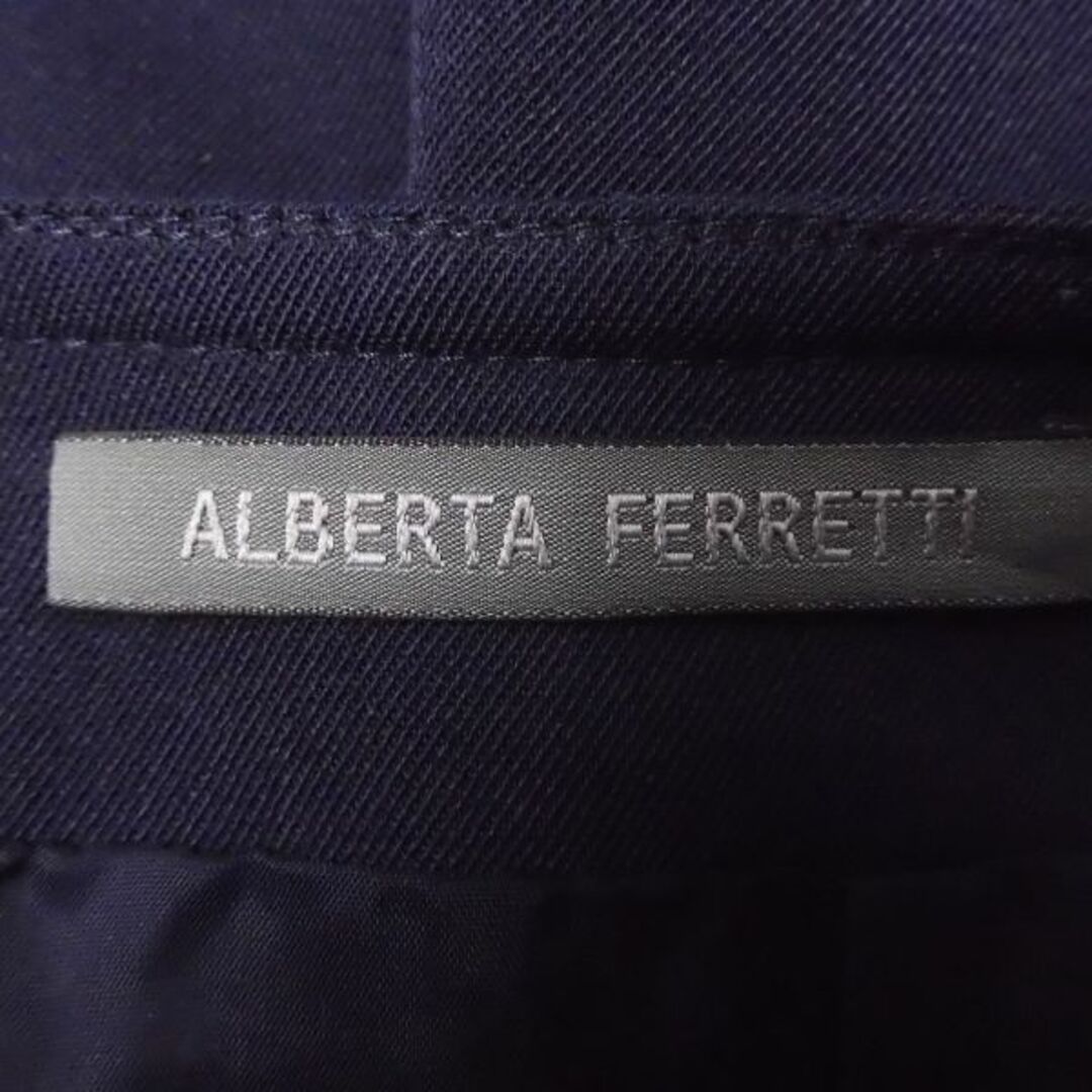 ALBERTA FERRETTI(アルベルタフェレッティ)のALBERTA FERRETTI アルベルタフェレッティ スカート 1点 ネイビー 38(S) ポリエステル、ウール 膝丈 レディース AN107A6  レディースのスカート(ミニスカート)の商品写真