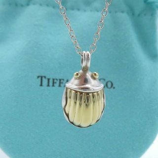 裏面刻印TIFFANY限定値下げ　ティファニー　シルバー k18コンビネックレス