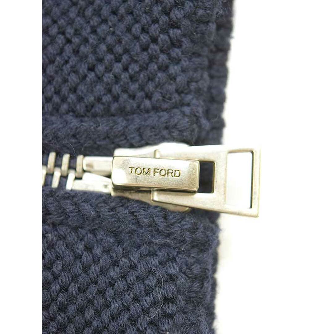 TOM FORD(トムフォード)のTOM FORD トム フォード ジップアップメリノウールニットブルゾン メンズのトップス(ニット/セーター)の商品写真