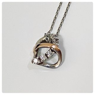 スタージュエリー(STAR JEWELRY)のSTARJEWELRY スタージュエリー 925 K18 ハート ネックレス(ネックレス)