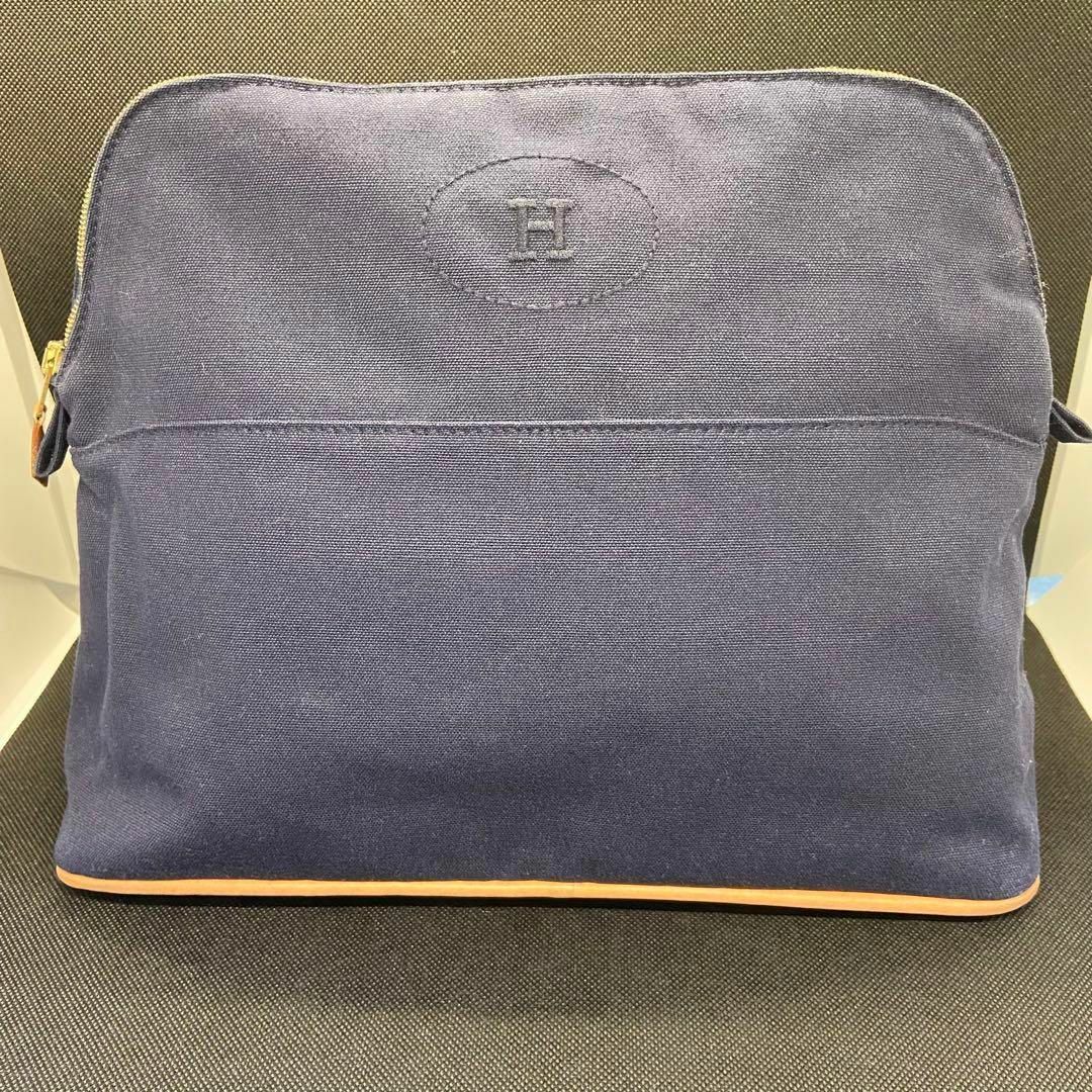 HERMES エルメス ボリード ポーチ GM 31 ネイビー - www.top4all.pl