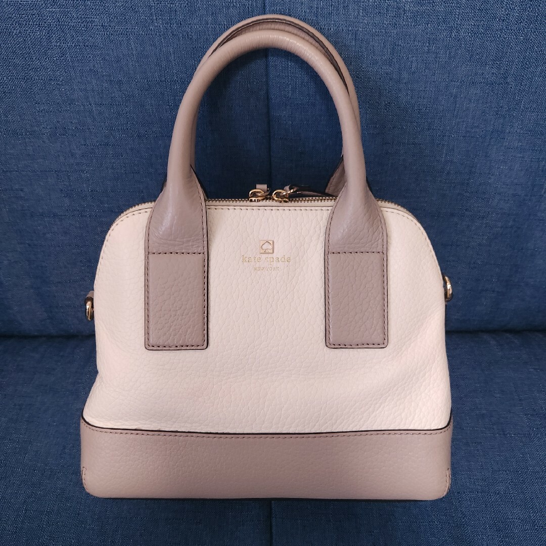 kate spade ハンド/ショルダーバッグオフホワイト/グレージュ