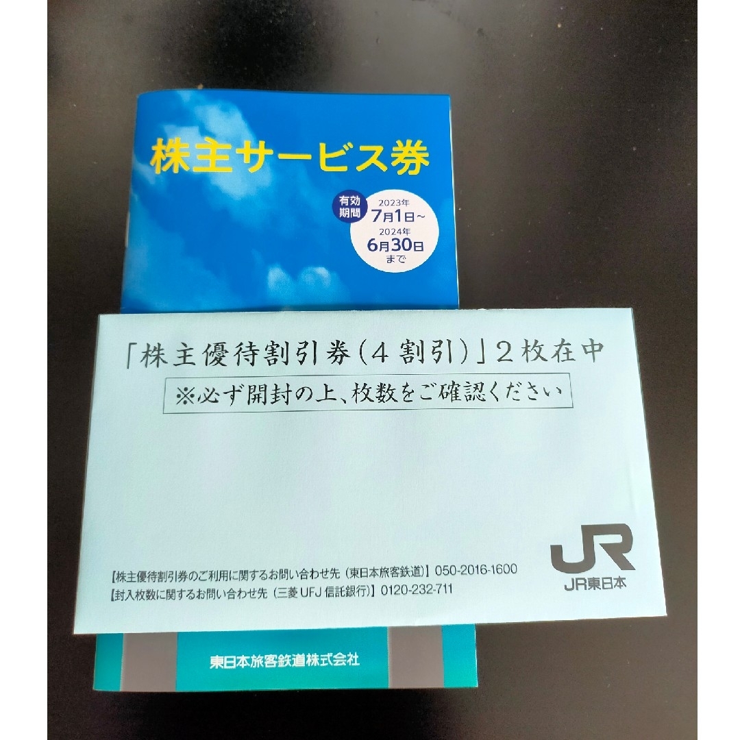 JR東日本 株主優待割引券（4割引）2枚