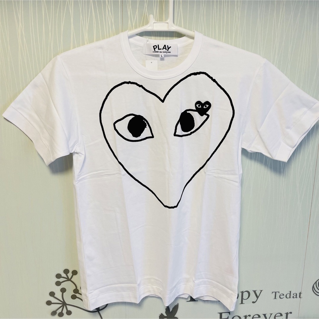 COMME des GARCONS(コムデギャルソン)の【即発】COMME des GARCONS ハートプリント メンズ カットソー メンズのトップス(Tシャツ/カットソー(半袖/袖なし))の商品写真