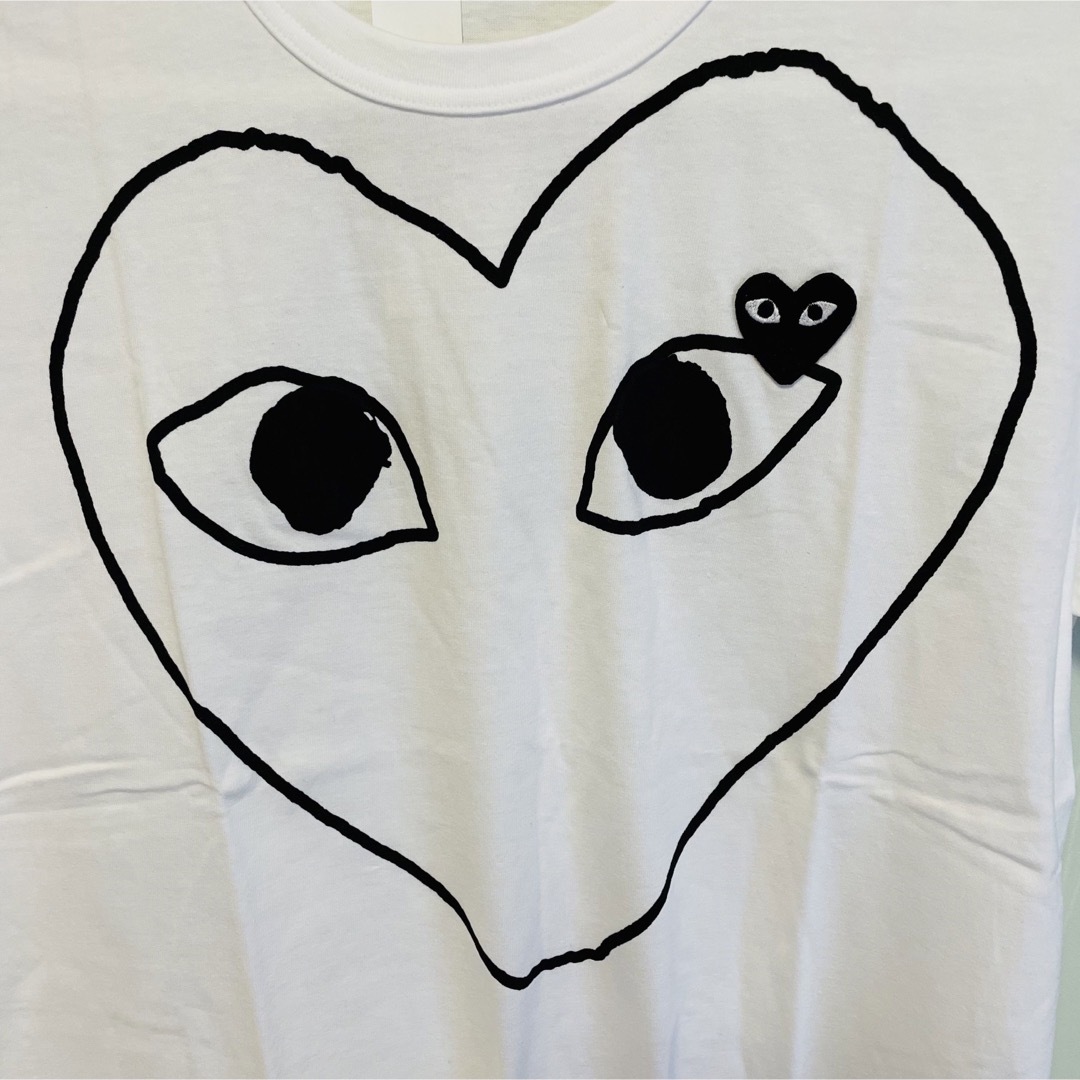 COMME des GARCONS(コムデギャルソン)の【即発】COMME des GARCONS ハートプリント メンズ カットソー メンズのトップス(Tシャツ/カットソー(半袖/袖なし))の商品写真