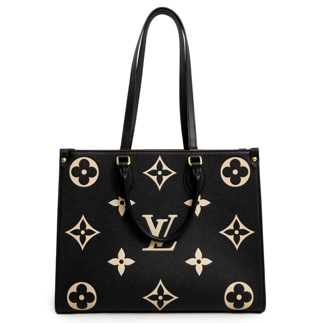 LOUIS VUITTON オンザゴーPM M45654 クレーム×ボワドローズ レザー レディース ウィメンズ 人気 ブランド LV ハンドバッグ ショルダー バイカラー 松前R56号店