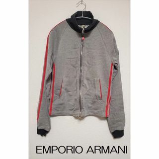 エンポリオアルマーニイーエーセブン(EMPORIO ARMANI EA7)のEMPORIO ARMANI　エンポリオアルマーニ　2本ライン　パーカー　グレー(パーカー)