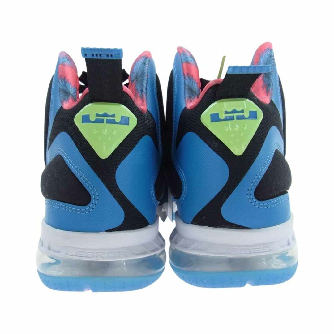 NIKE(ナイキ)のNIKE ナイキ スニーカー DO5838-001 LEBRON IX SOUTH COAST サウス コースト ハイカット スニーカー ライトブルー系 US9【極上美品】【中古】 メンズの靴/シューズ(スニーカー)の商品写真