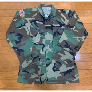 ダブルアールエル(RRL)の90s ヴィンテージ カモフラ ミリタリージャケット US ARMY 古着(ミリタリージャケット)