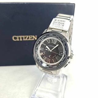 ☆【箱付ほぼ新品】CITIZEN クロスシー 2013限定 1Pダイヤ 黒-