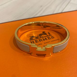 エルメス(Hermes)の美品！ ☆エルメス☆ バングル H クリッククラック ゴールド(ブレスレット/バングル)