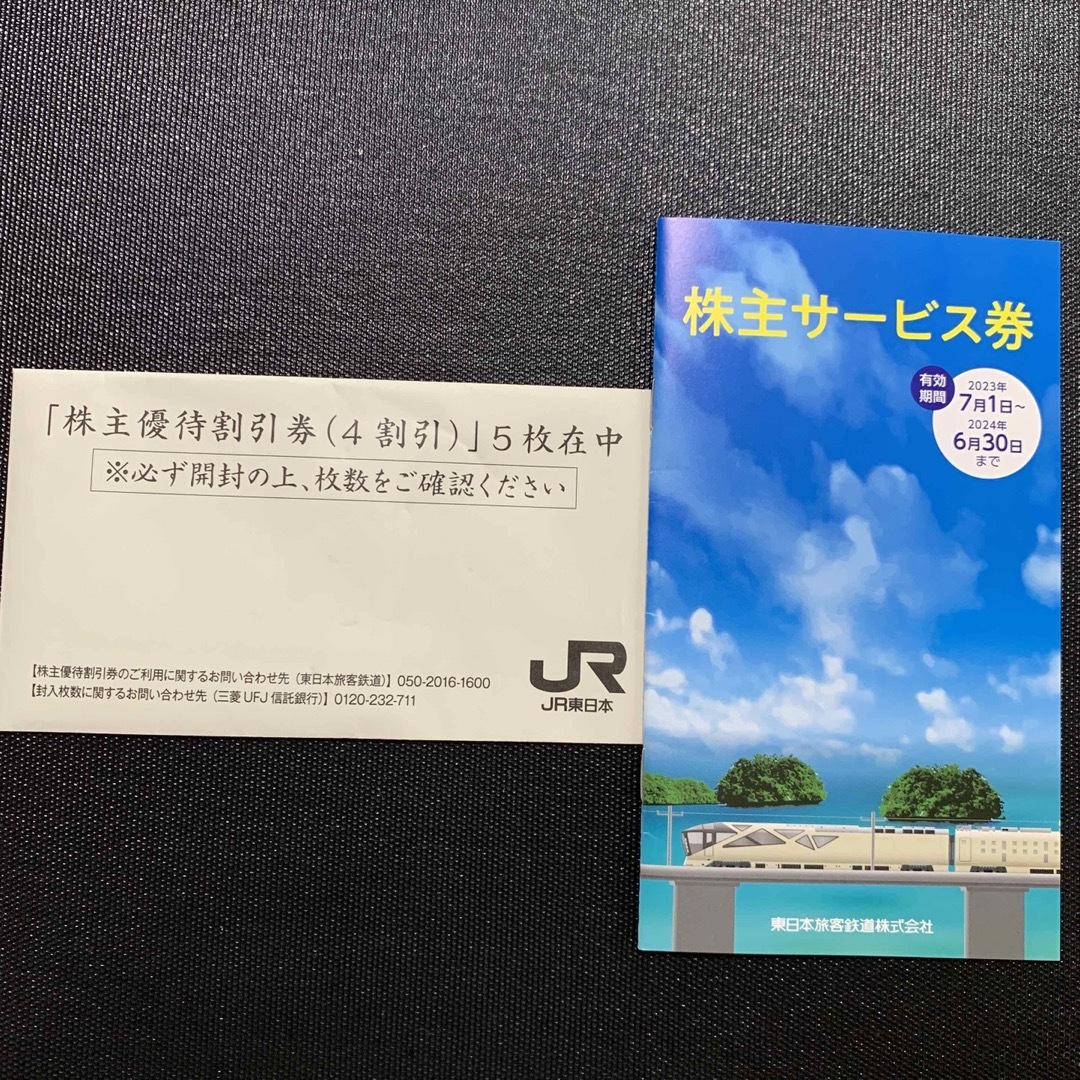 ☆JR東日本日本優待割引券✖️5枚（未開封）