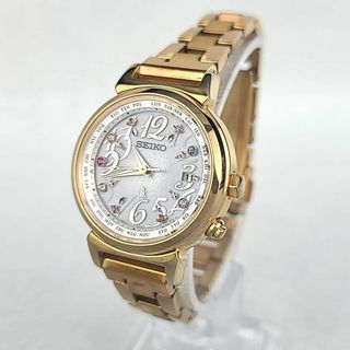 SEIKO - ☆美品稼働品 SEIKO ルキア 9Pダイヤ デイト ラウンド