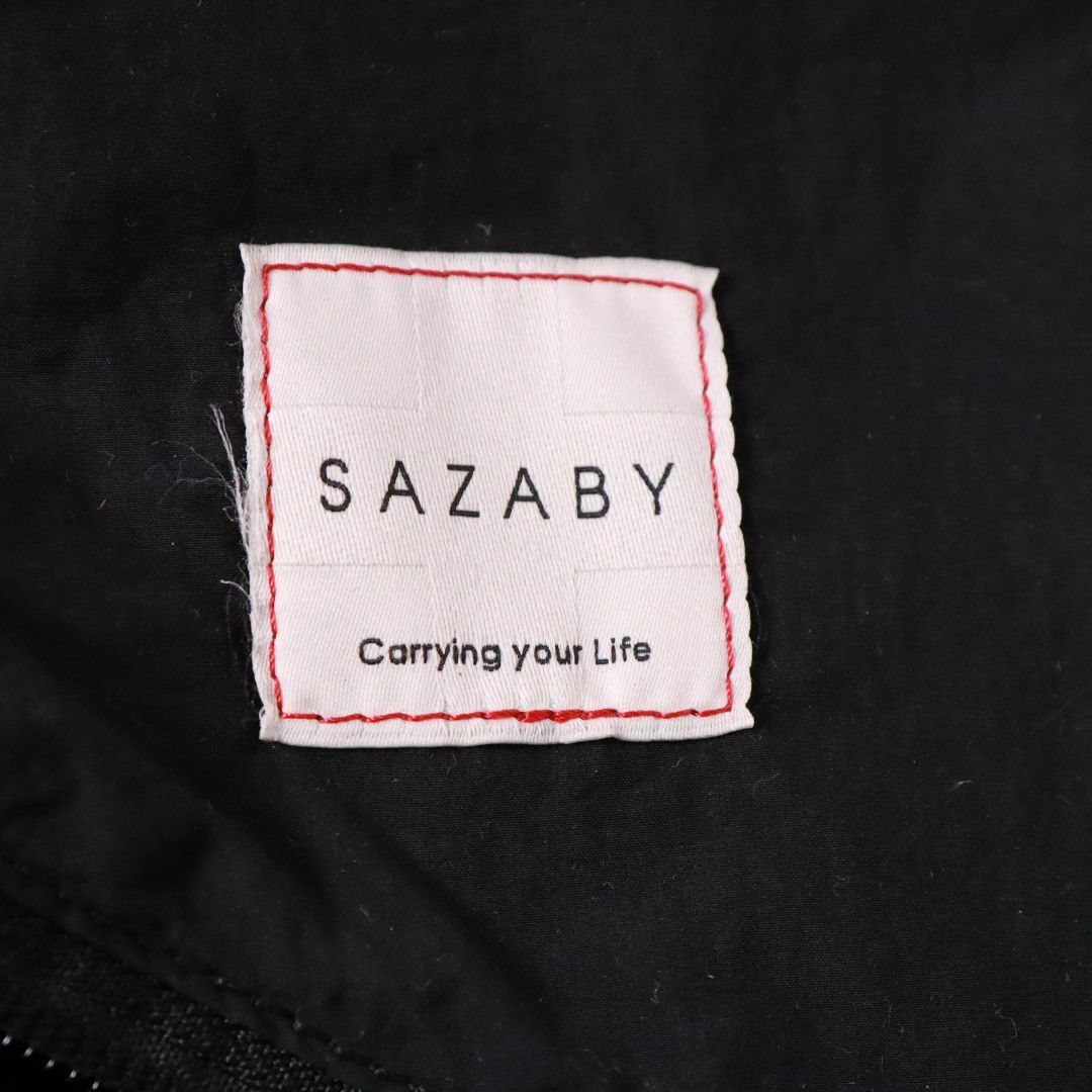 SAZABY(サザビー)のSAZABY PLUSLINEリュック・ブラック　A4OK サザビー   レディースのバッグ(リュック/バックパック)の商品写真