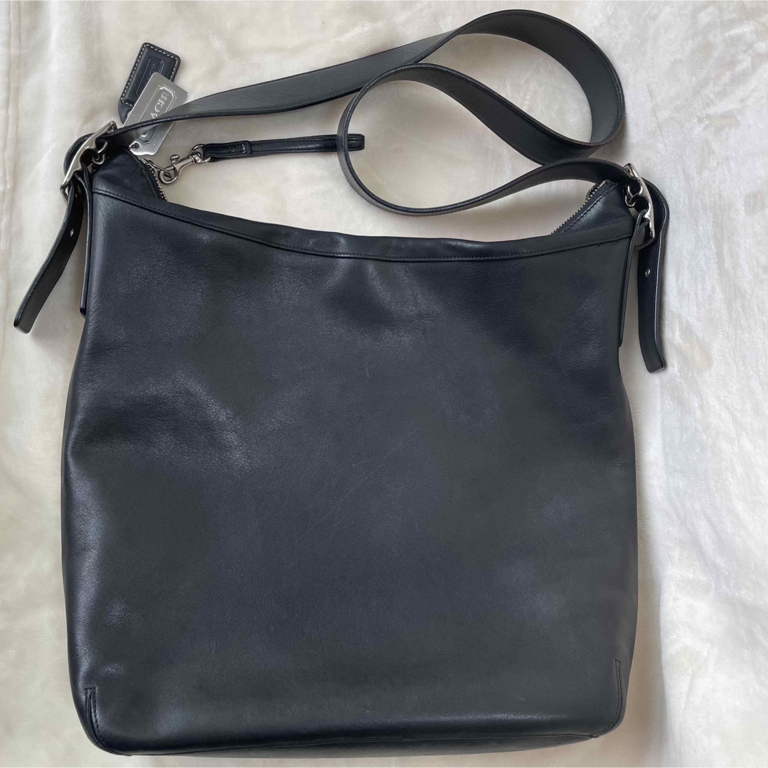 OLD COACH レザーショルダーバッグ　巾着型　極美品レア品