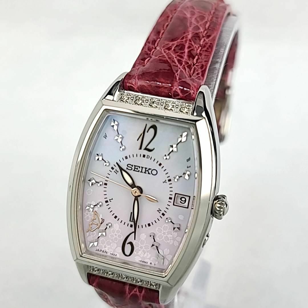 ☆【美品稼働品】セイコー SEIKO ルキア リミテッド 1B32-0AR0 トノー ...