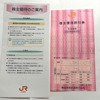 【即日発送】東海旅客鉄道株式会社（JR東海）株主優待券(鉄道乗車券)