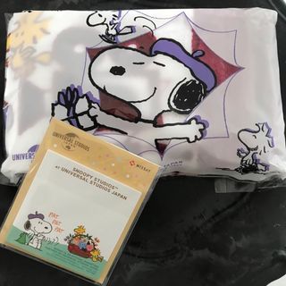 スヌーピー(SNOOPY)のSNOOPY × USJ 日本生命ニッセイ 非売品  フェイスタオル+メモパッド(ノベルティグッズ)