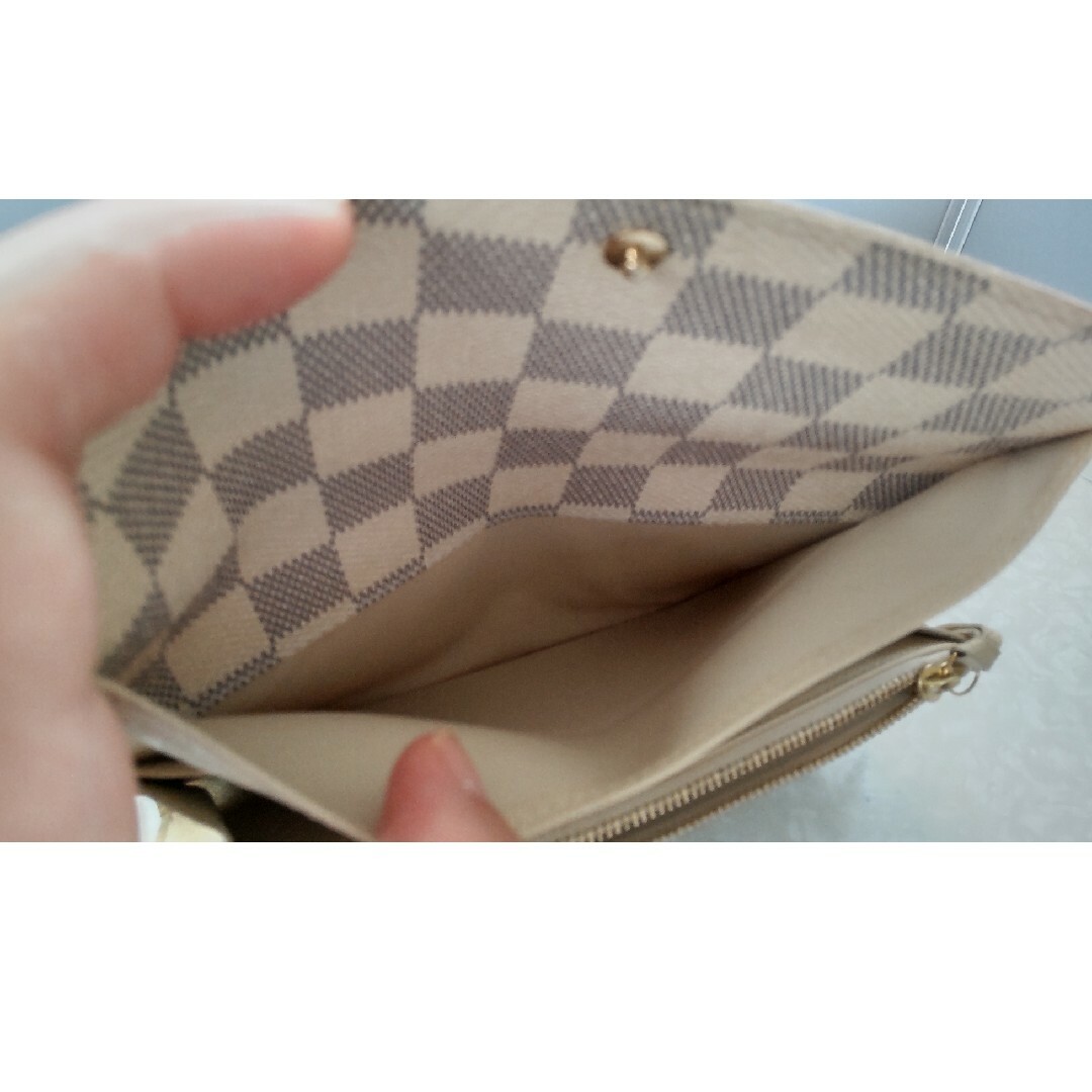 LOUIS VUITTON(ルイヴィトン)のLOUIS VUITTON ダミエ アズール 長財布 レディースのファッション小物(財布)の商品写真