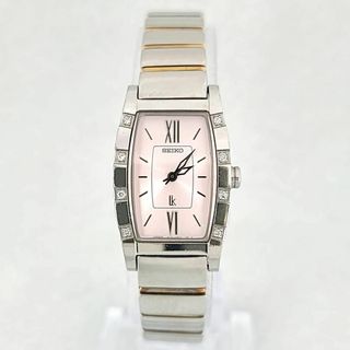 SEIKO - ☆【美品稼働品】SEIKO ルキア 8Pダイヤ ピンク マルチカラー