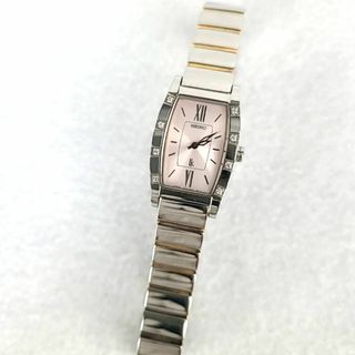 SEIKO - ☆【美品稼働品】SEIKO ルキア 8Pダイヤ ピンク マルチカラー