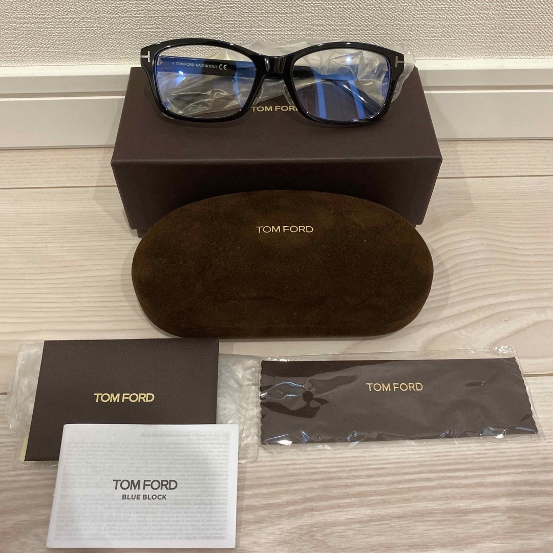 美品 TOM FORD トムフォード 黒縁眼鏡 サングラス メガネ