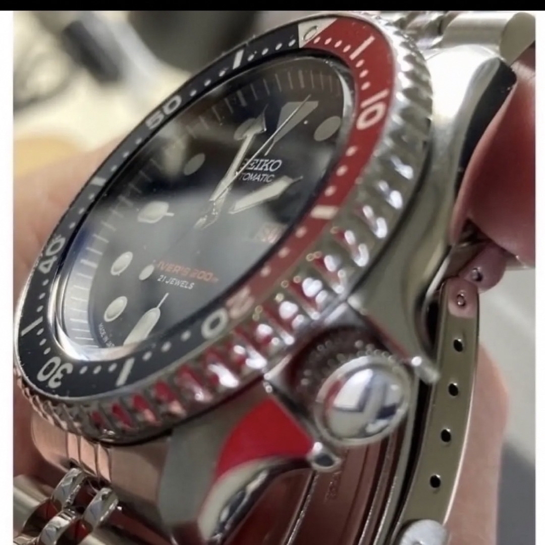 極美品最終2019年JAPANモデルネイビーボーイDIVER SKX009J1