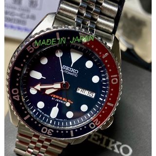 セイコー(SEIKO)の極美品最終2019年JAPANモデルネイビーボーイDIVER SKX009J1(腕時計(アナログ))